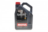 Олива моторна 100% синтетична д/авто MOTUL SPECIFIC 0720 5W30 5L
