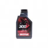Олива для 4-х тактних двигунів 100% синтетична естерова MOTUL 4T 300V FL Road Racing 0W30 1L